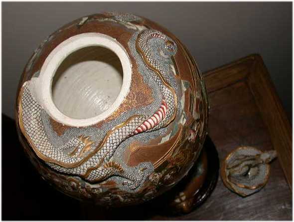 satsuma vase - Japanese antiques - sydney australia